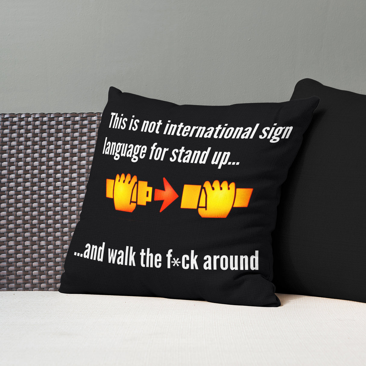 Seat-belt Funny Throw Pillow