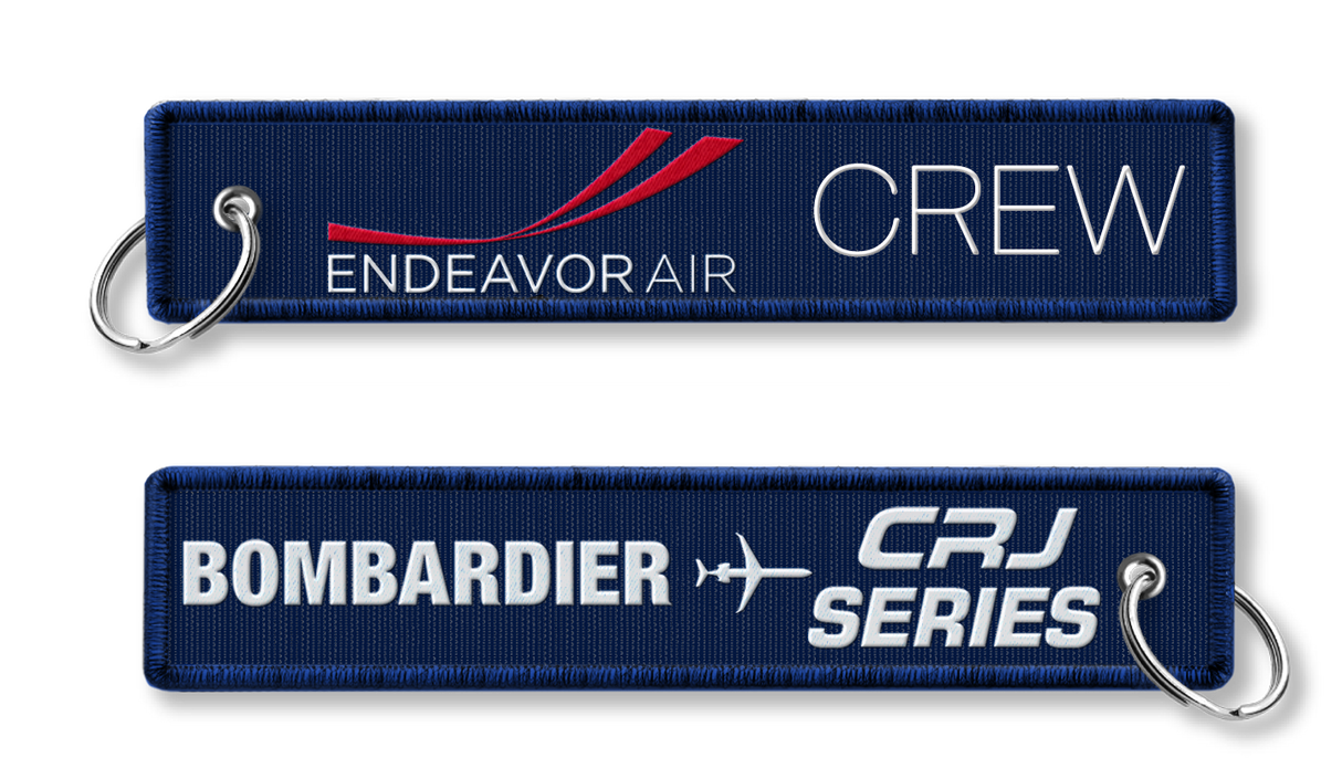 Endeavour Airlines Woven Crew keyring