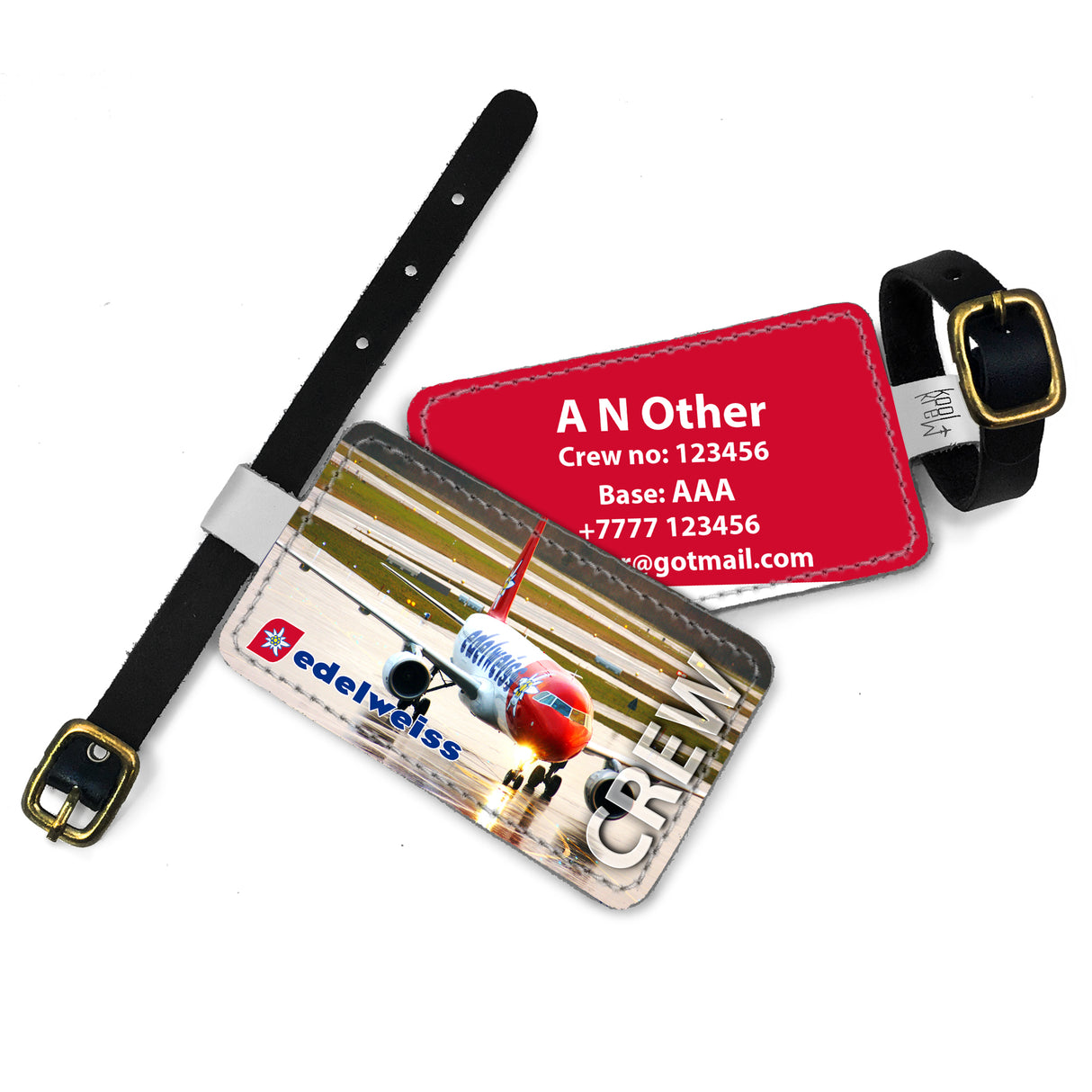 Edelweiss A320 Ground Luggage Tag