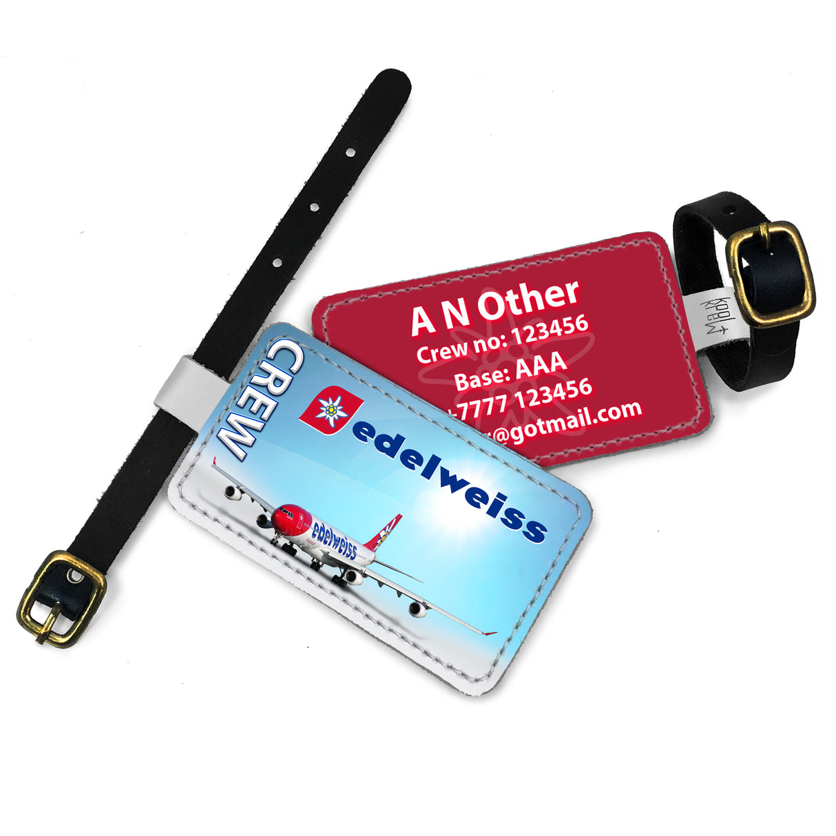 Edelweiss Air A340 Luggage Tag