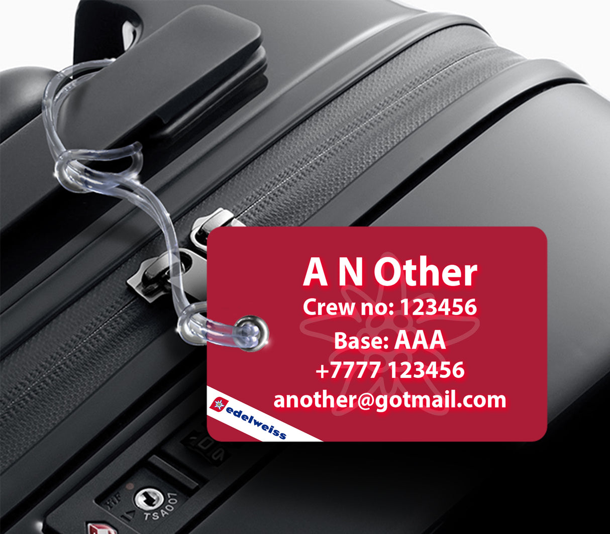 Edelweiss Air A340 Luggage Tag