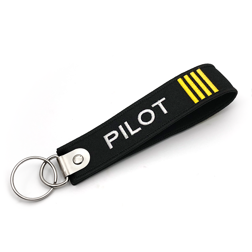 Pilot 4 bars Embroidered Tag (Double Up)
