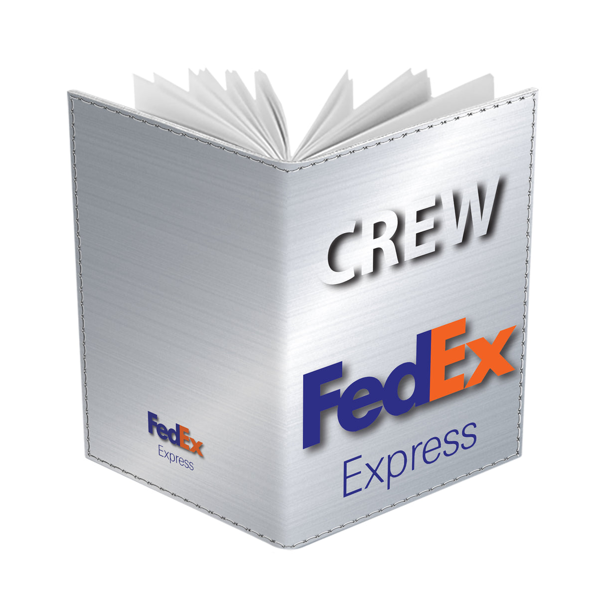 FedEx Express Portrait Silver CREW-Passport Cover