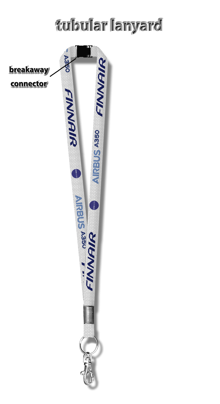 Finnair A350 Tubular Lanyard