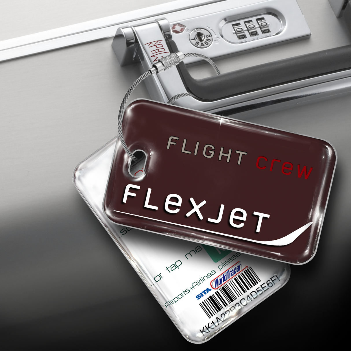 Flexjet Landscape Brown Tag