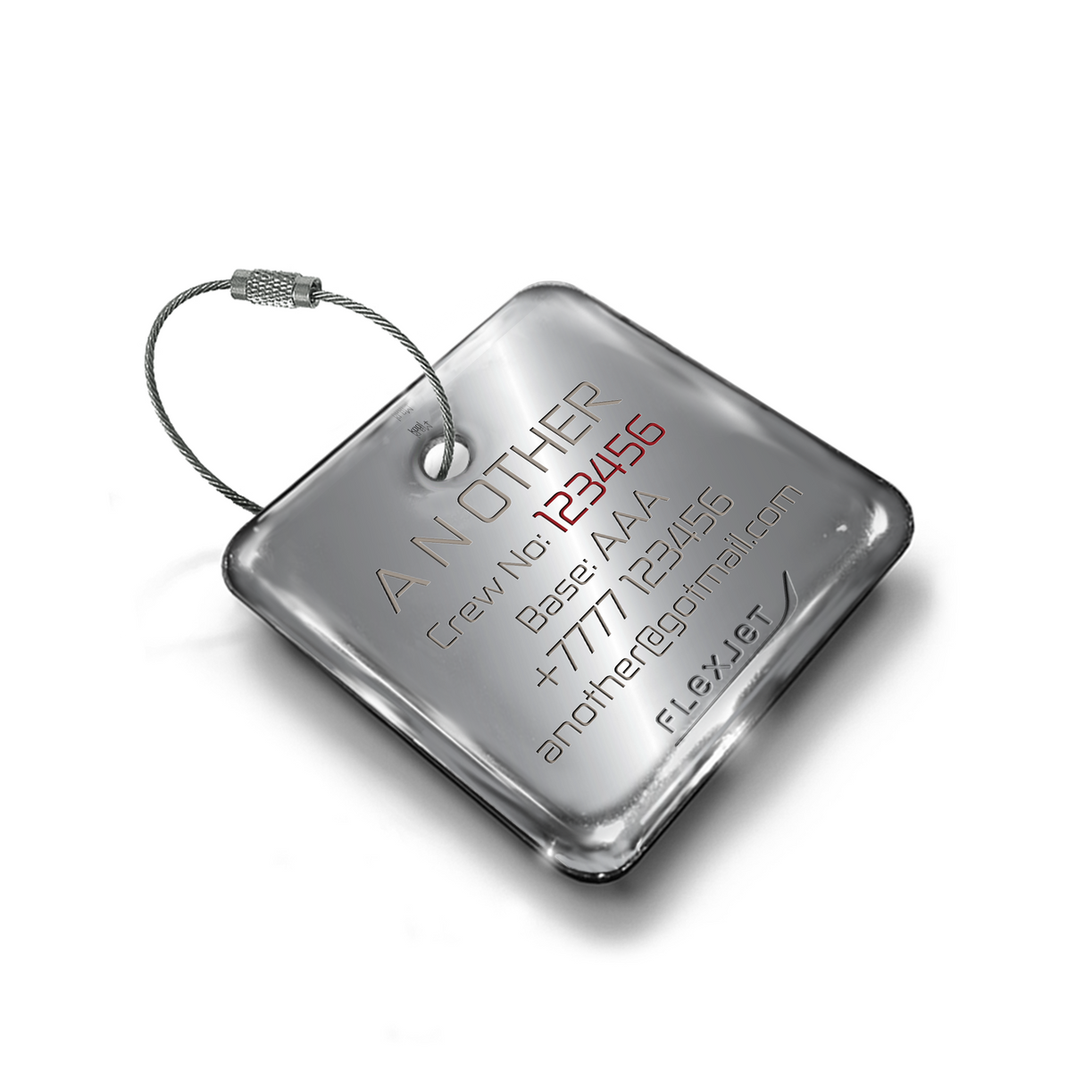 Flexjet Challenger 350 Crew Tag 2