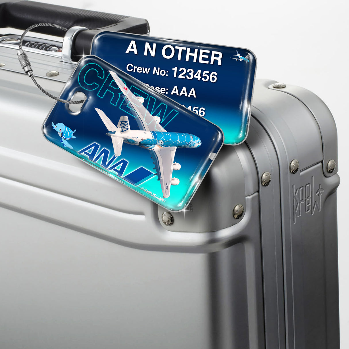 ANA A380 Flying Honu Lani Landscape