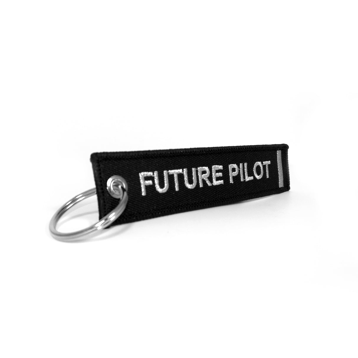 Future Pilot Keyring Silver