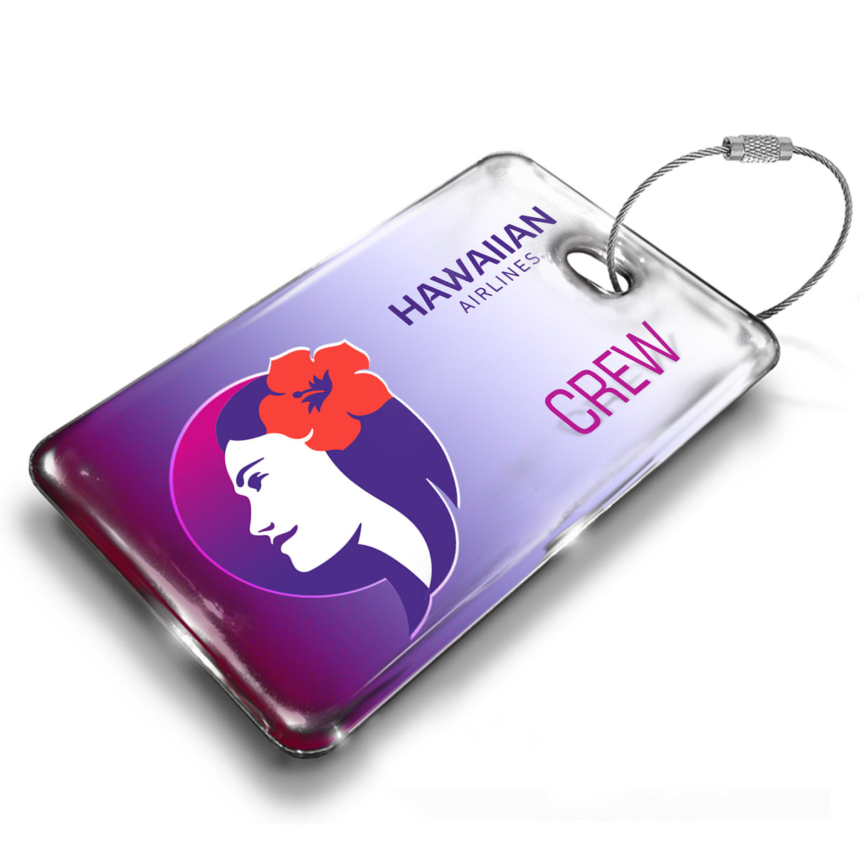 Hawaiian Airlines Logo CREW Tag