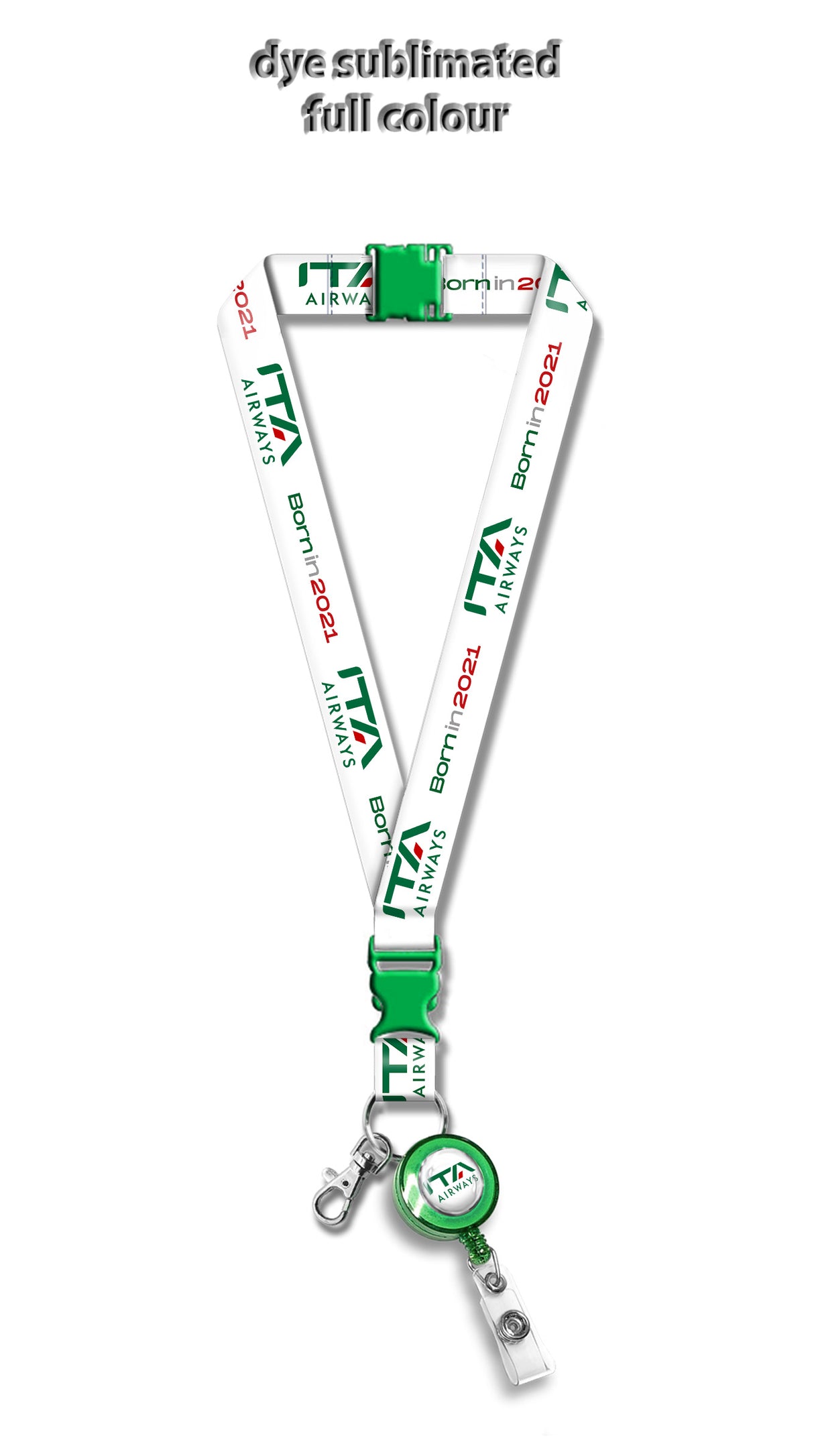 ITA Airways Logo Green Lanyard