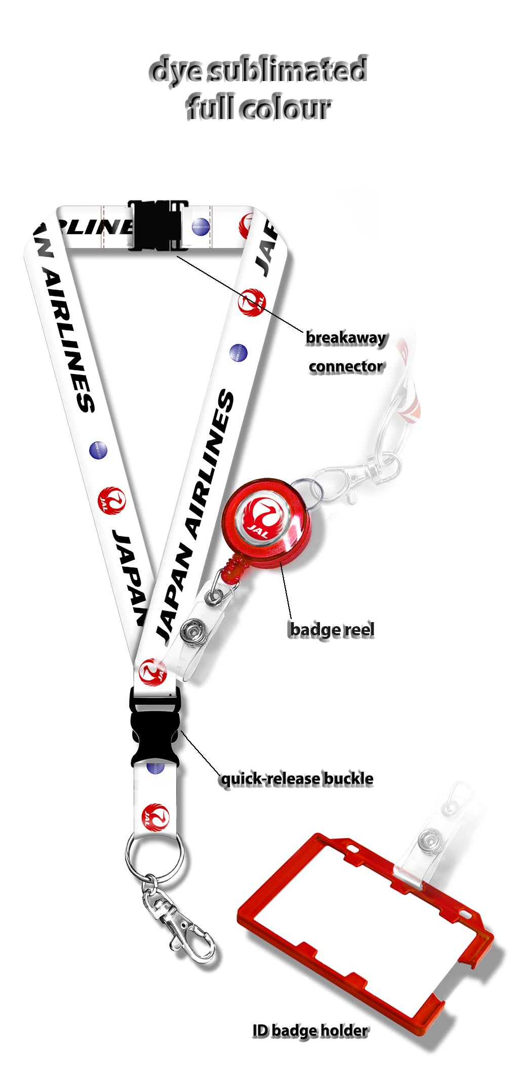 Japan Airlines Logo Lanyard