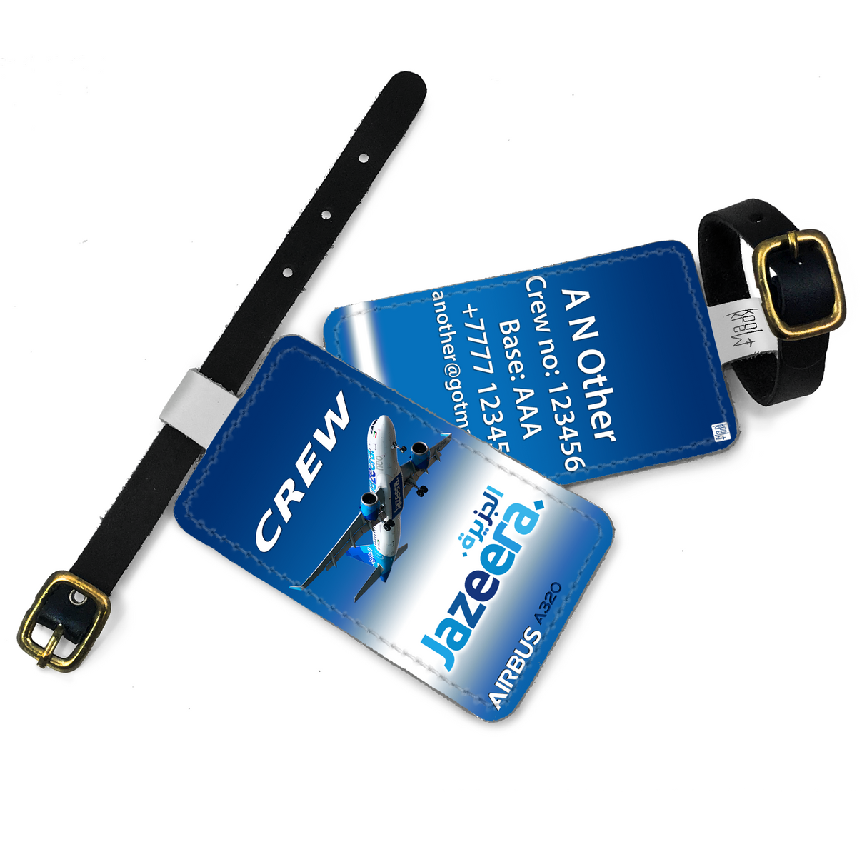 Jazeera Airways A320 Landscape Luggage Tag