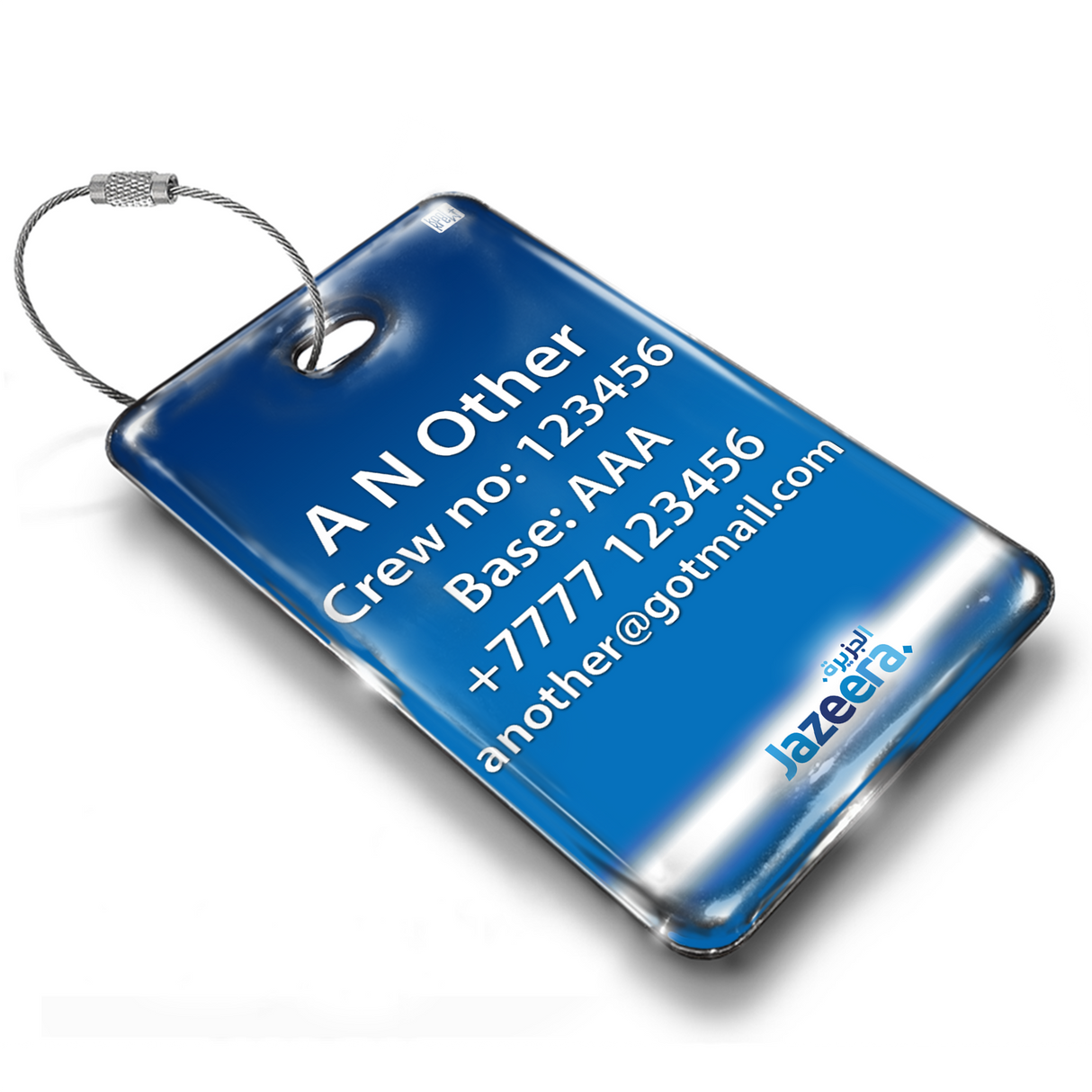 Jazeera Airways A320 Landscape Luggage Tag