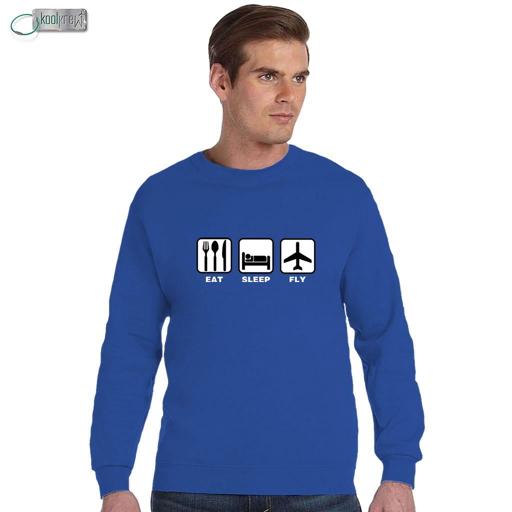 Eat Sleep Fly Sweatshirt