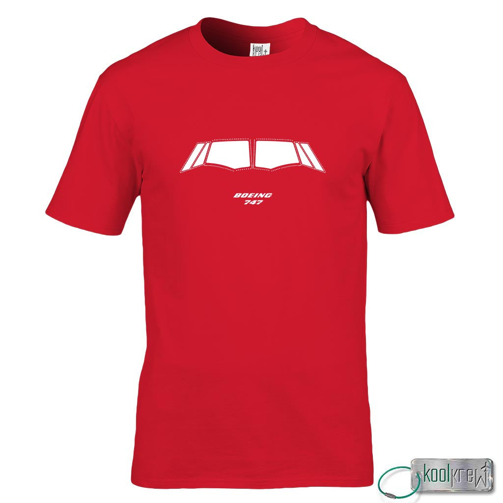 B747 Cockpit T-Shirt