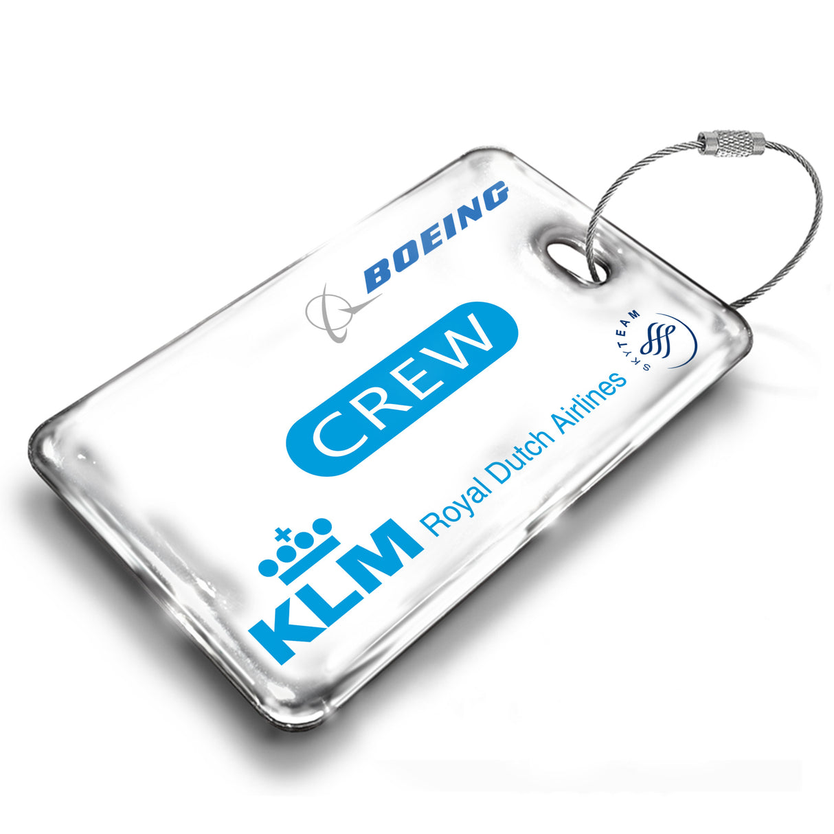 KLM Royal Dutch Airline Logo White