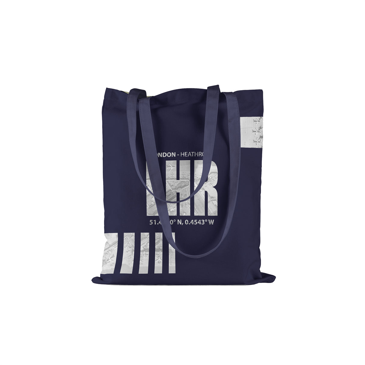 LHR Coordinates Canvas Bag