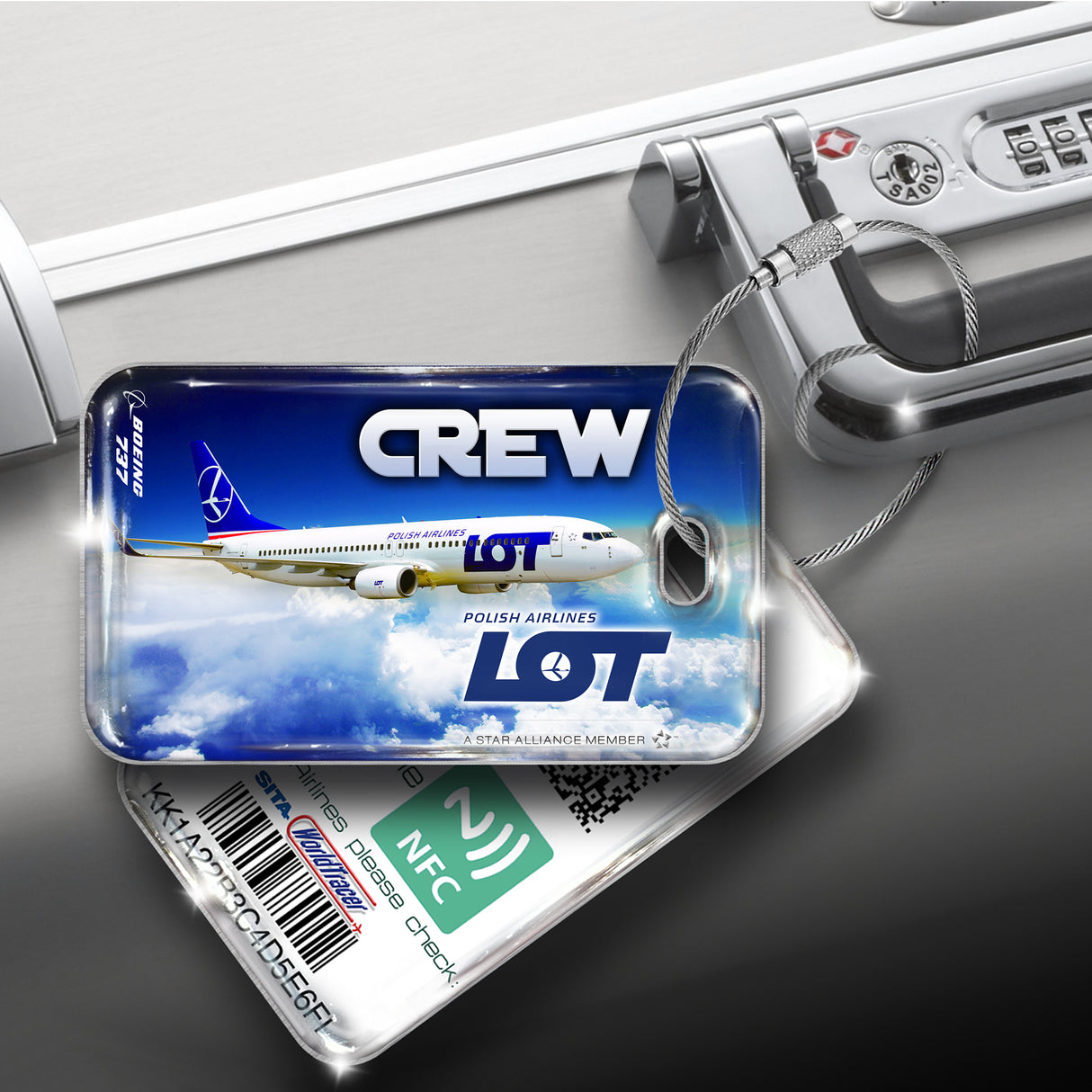 LOT B737-800 Skyscape