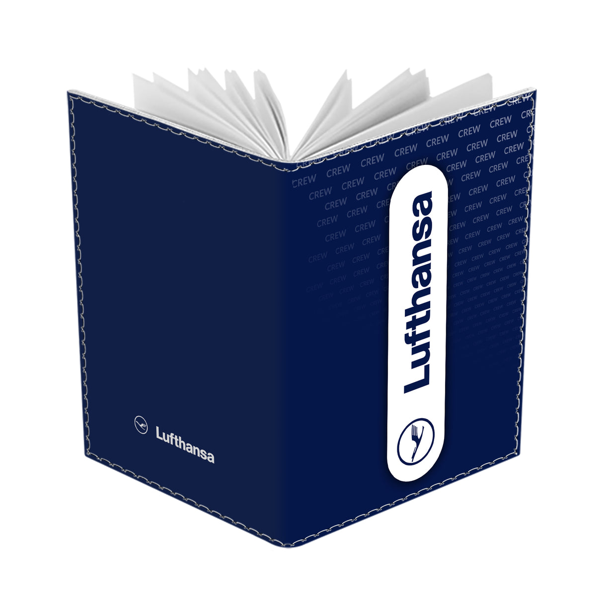 Lufthansa Logo Pattern Passport Cover