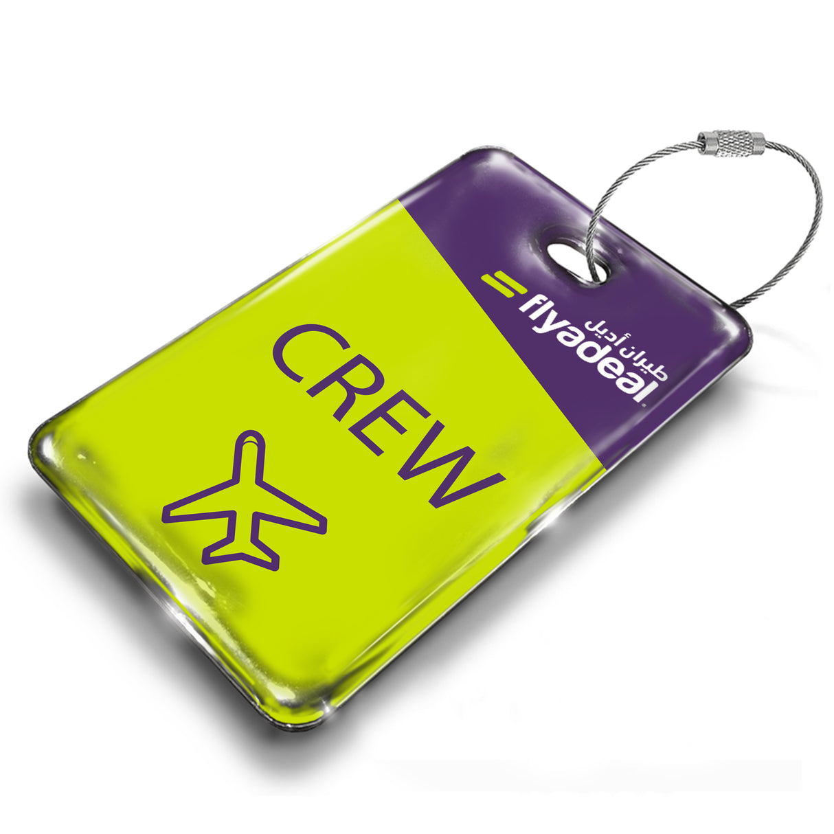 flyadeal Logo Portrait Luggage Tag