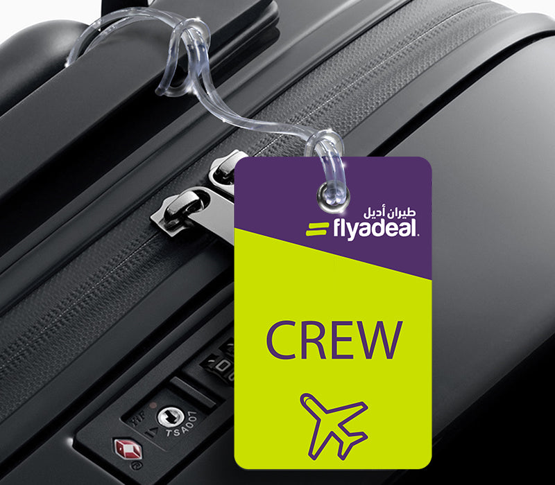 flyadeal Logo Portrait Luggage Tag