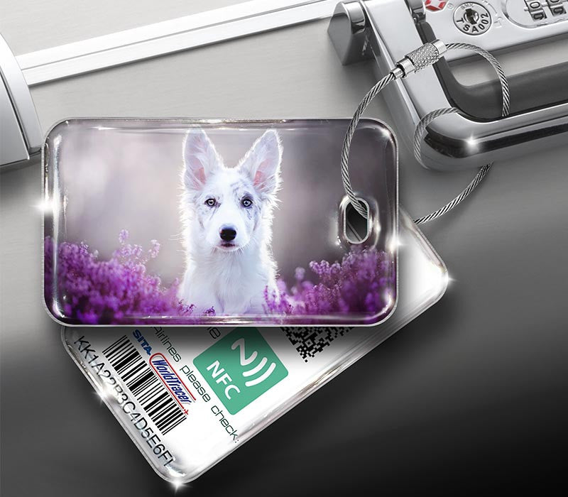 Smart Tag (Metal) Landscape - Design Your Own