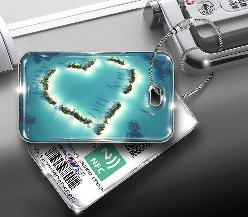 Smart Tag (Metal) Landscape - Design Your Own