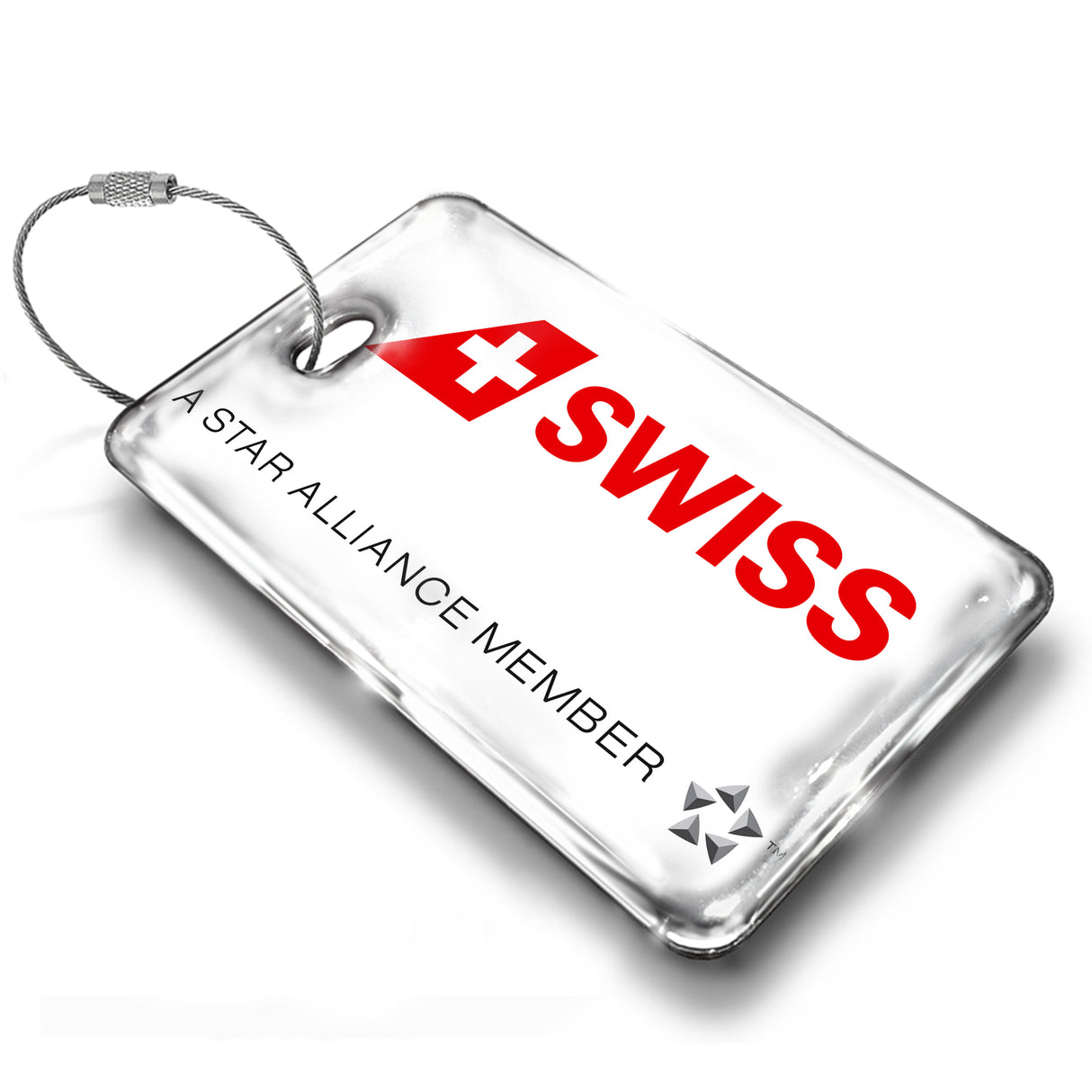 Swiss Airlines Logo White