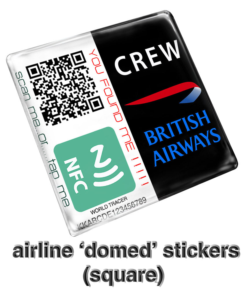 Lost and Found Digital Airlines Stickers