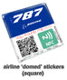 Lost and Found Digital Airlines Stickers