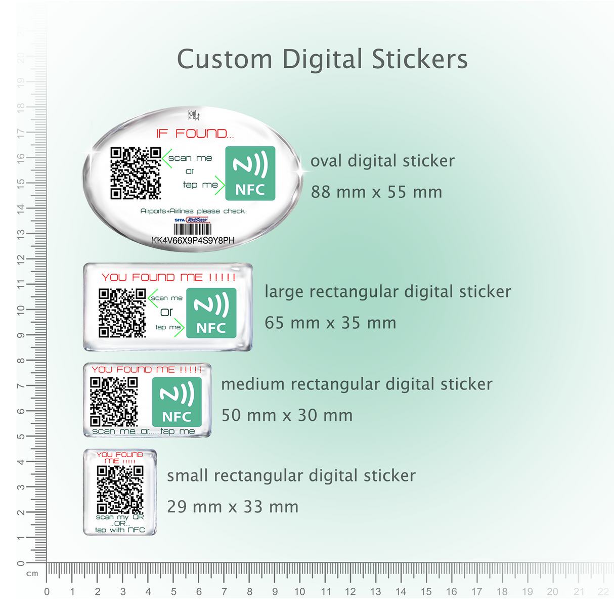Lost and Found Digital Airlines Stickers