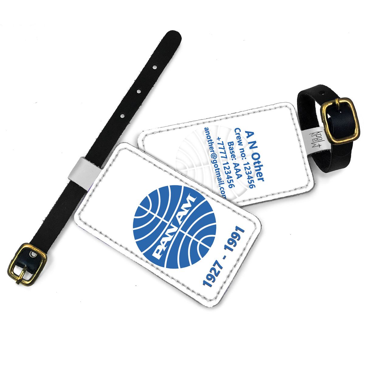 Pan Am Portrait White