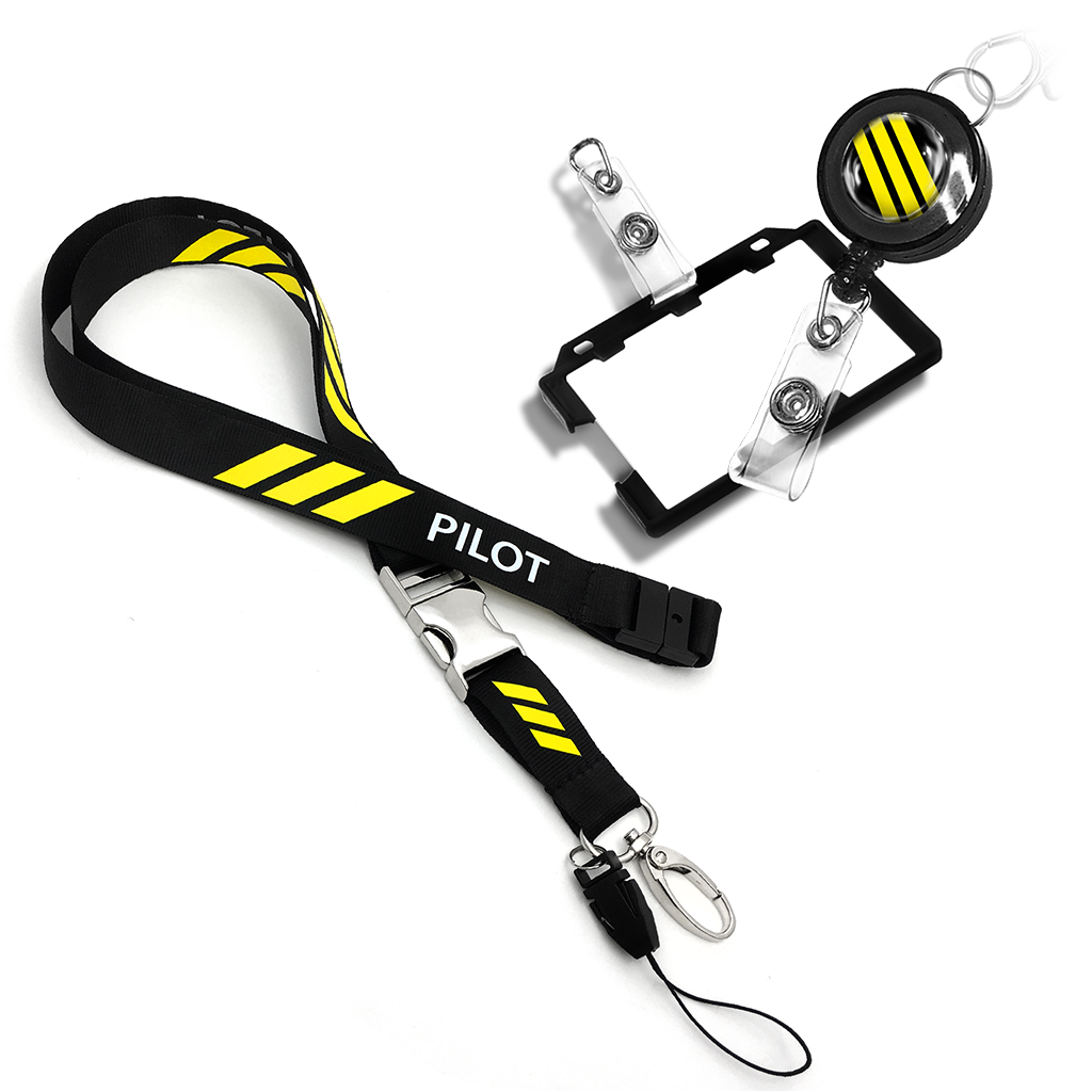Pilot 3 Bars Polyester Lanyard
