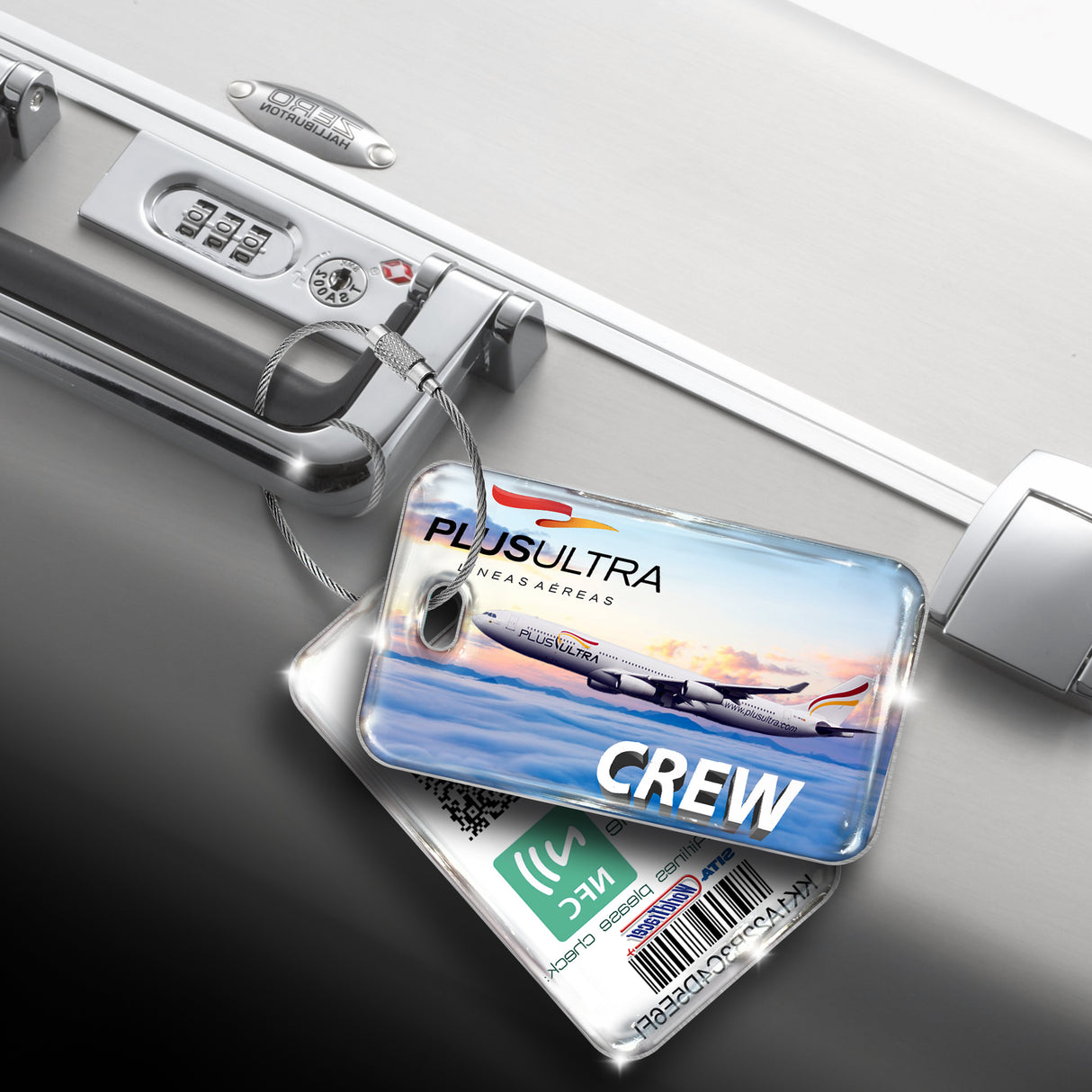 Plus Ultra A340-300 Landscape Luggage Tag