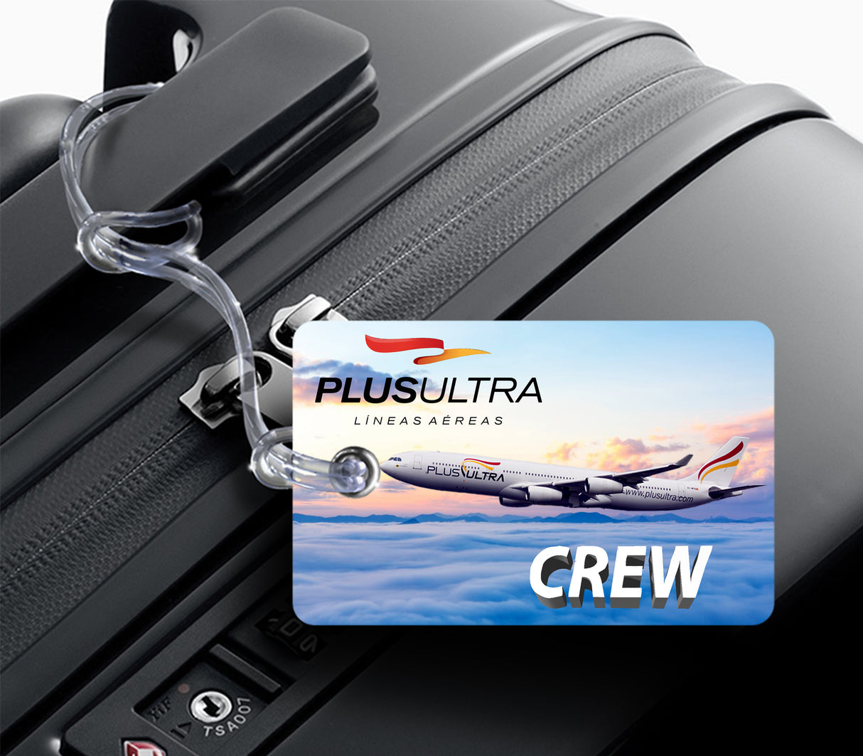 Plus Ultra A340-300 Landscape Luggage Tag