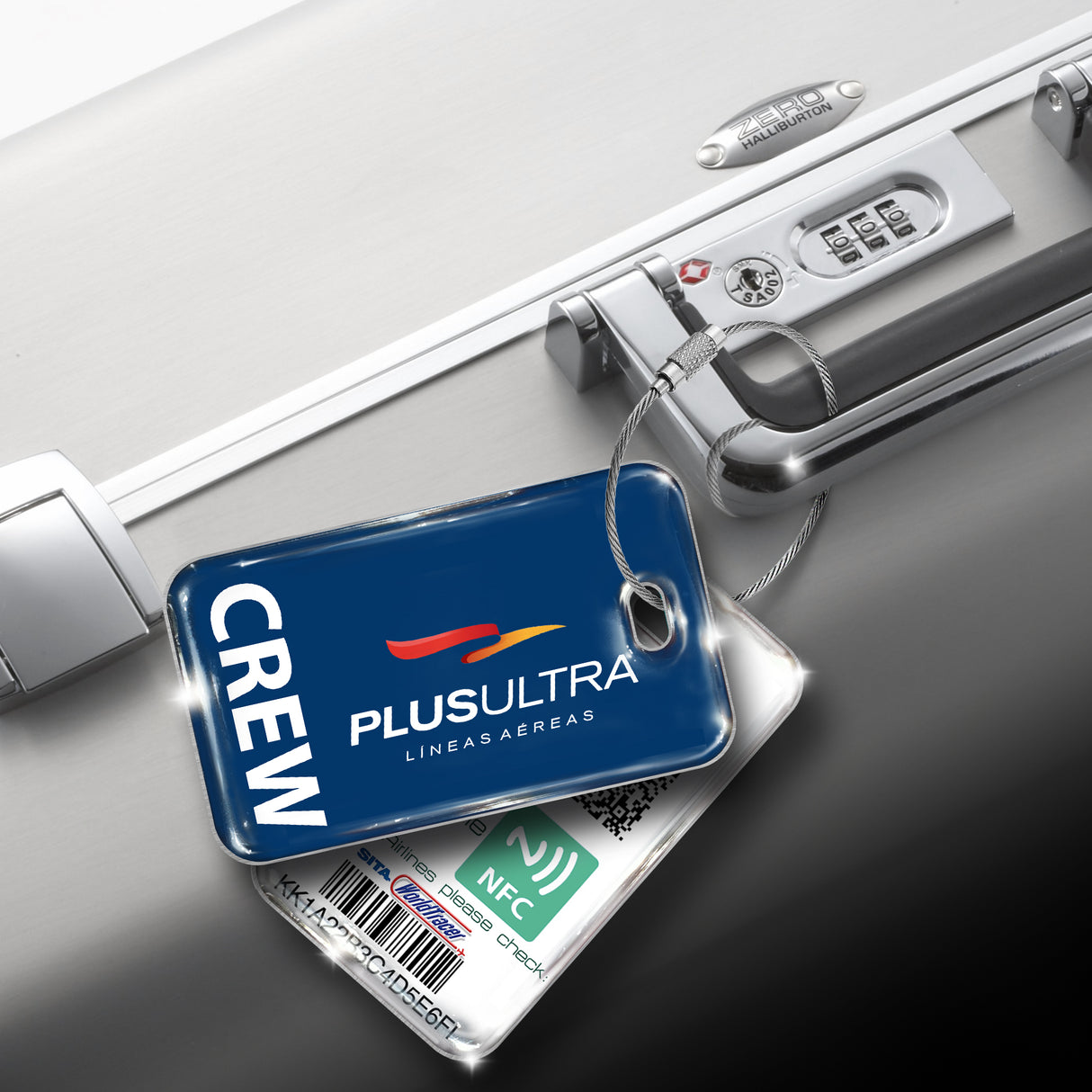 Plus Ultra Logo Luggage Tag