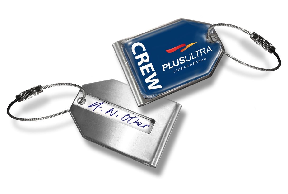 Plus Ultra Logo Luggage Tag