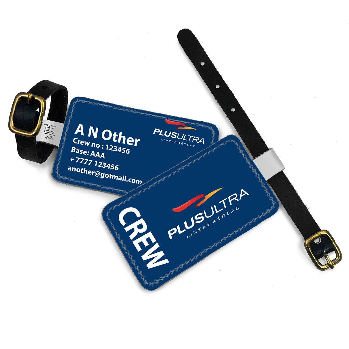 Plus Ultra Logo Luggage Tag