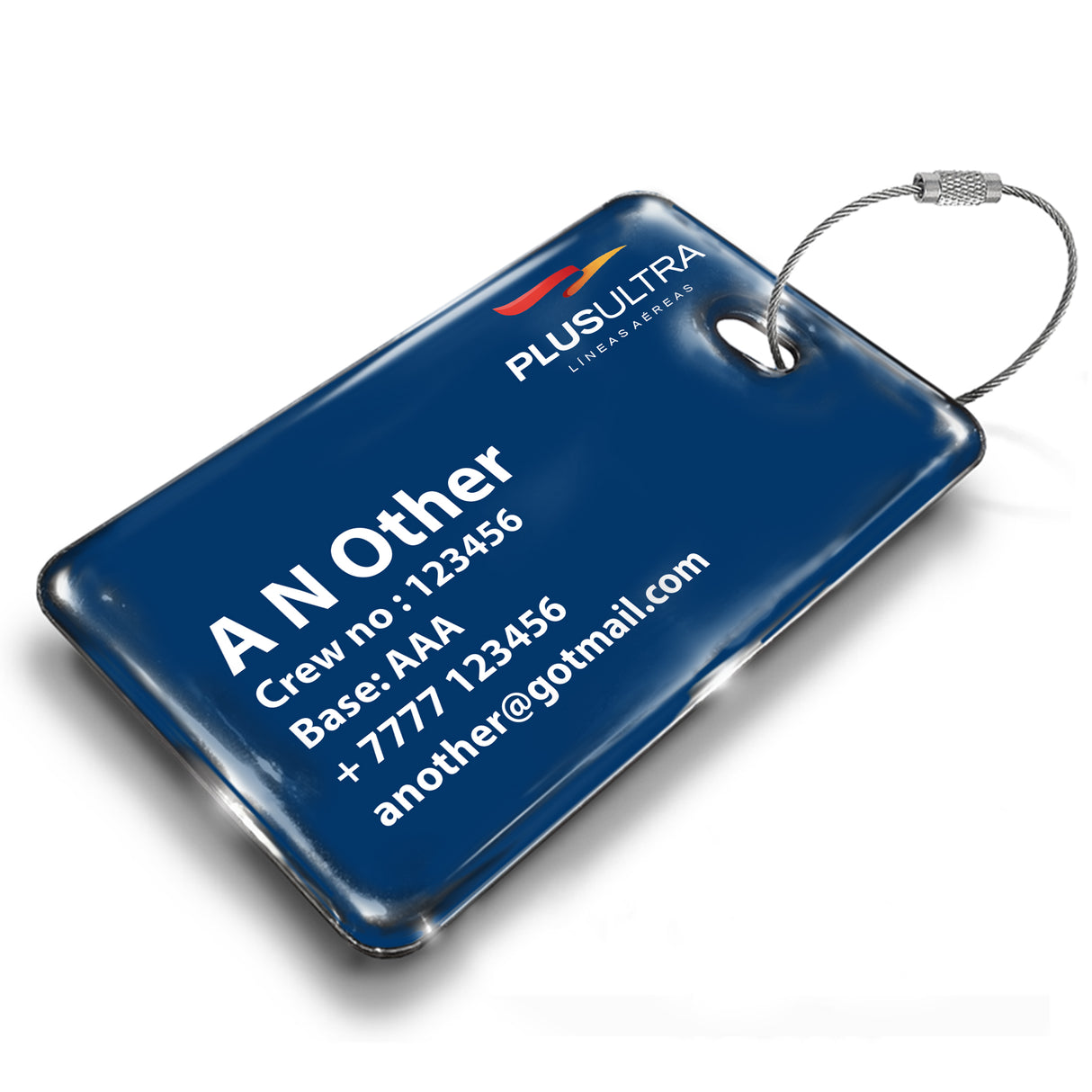Plus Ultra Logo Luggage Tag