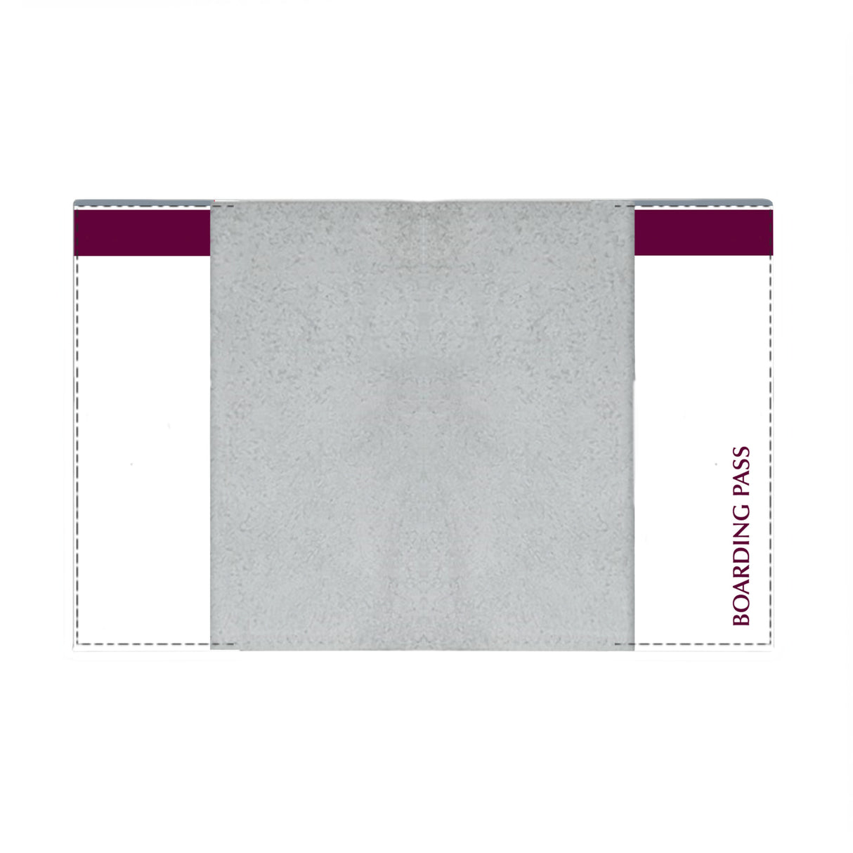 Qatar Boarding Pass - Passport Cover