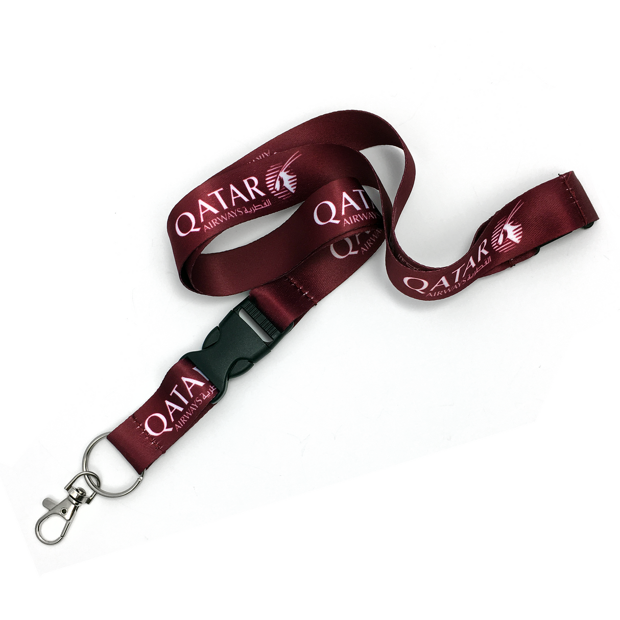 Qatar Logo Dye Sublimation Lanyard