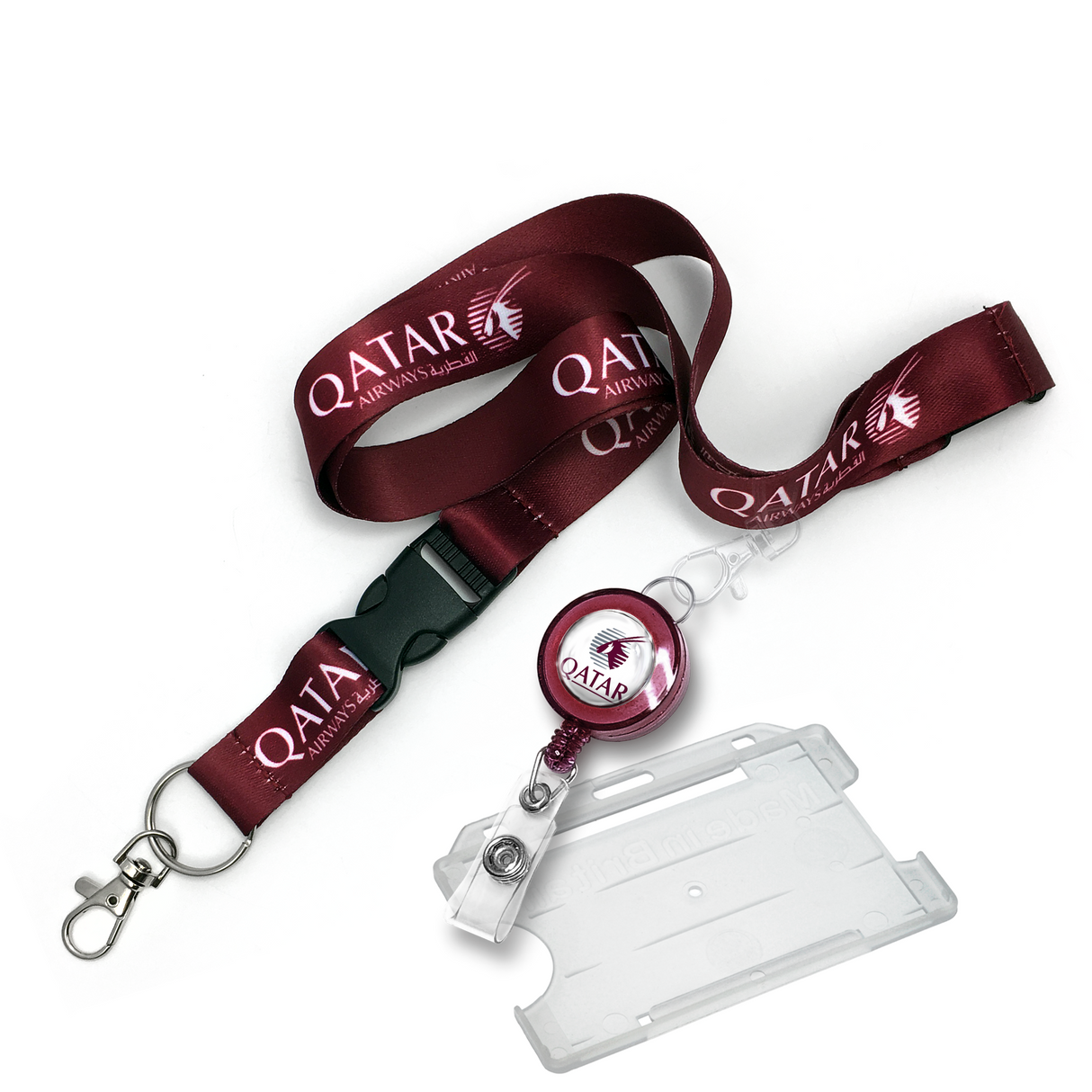 Qatar Logo Dye Sublimation Lanyard