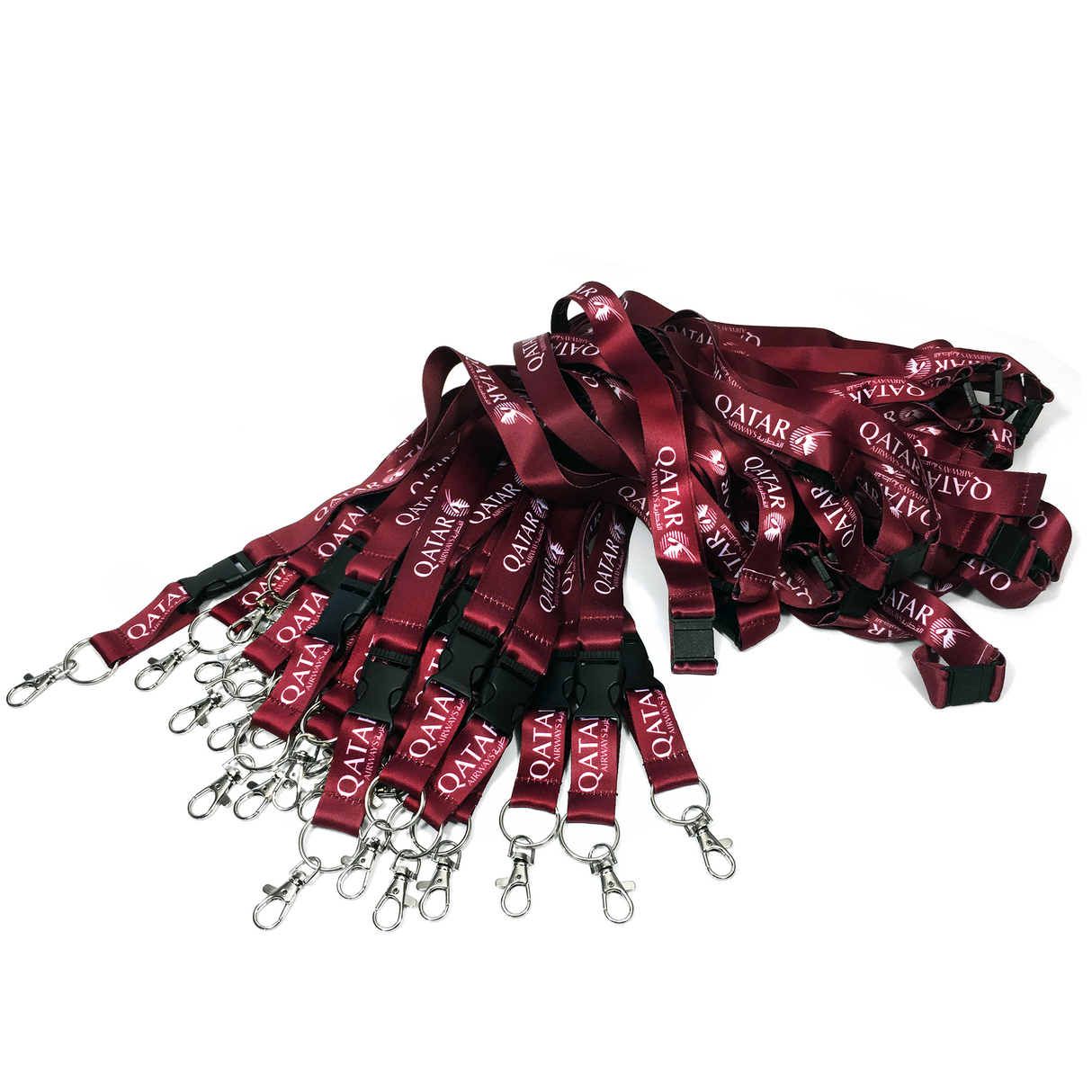 Qatar Logo Dye Sublimation Lanyard