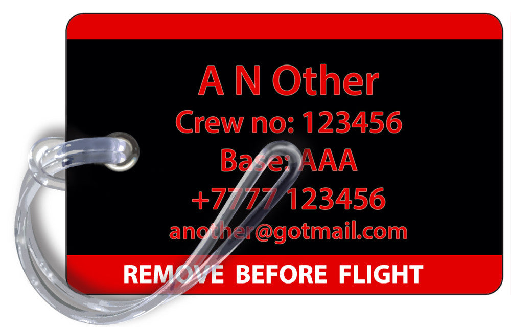 Remove Before Flight Tag