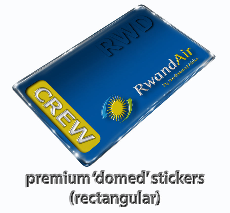 Rwandair Logo Landscape Stickers