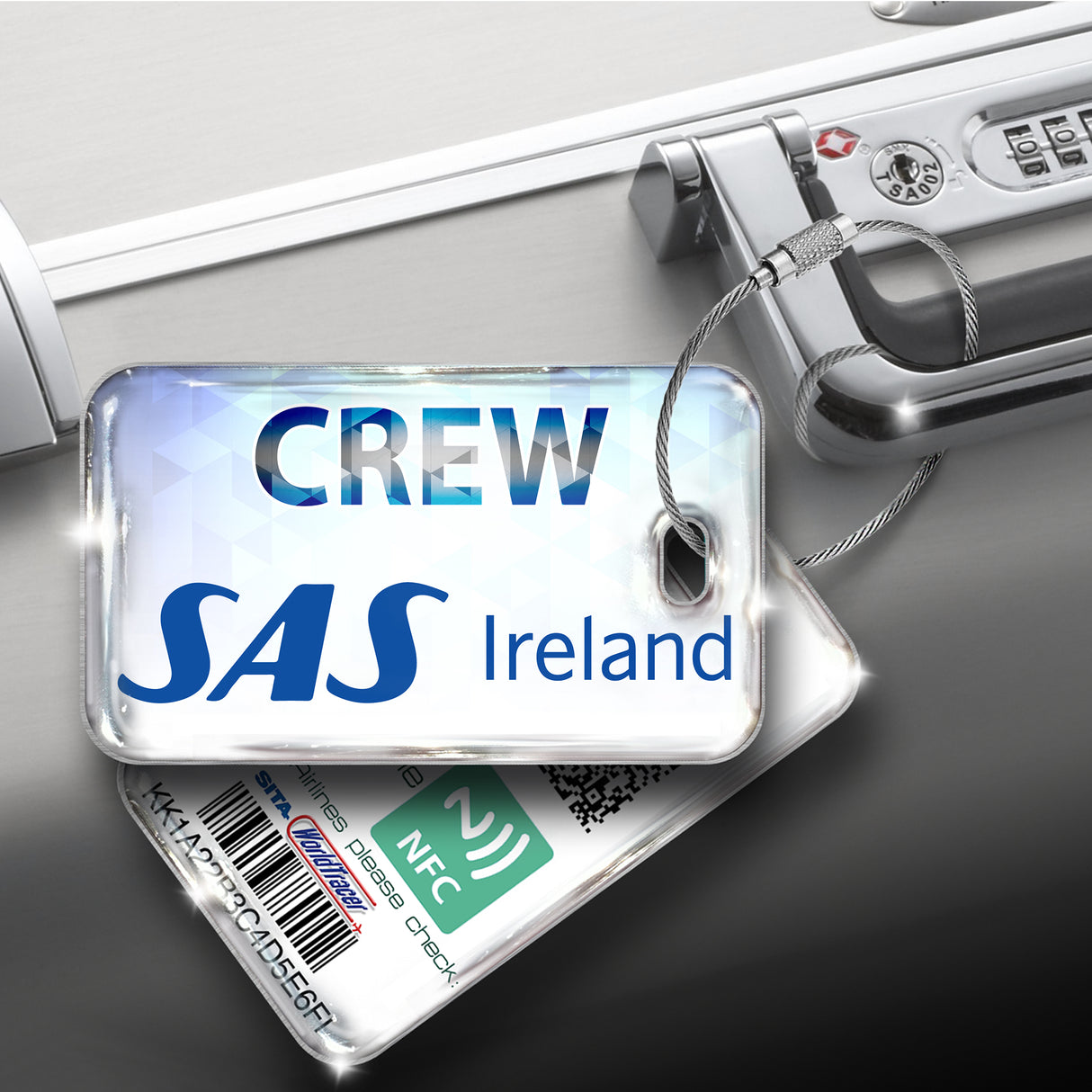 SAS Ireland Geometry Logo Tag