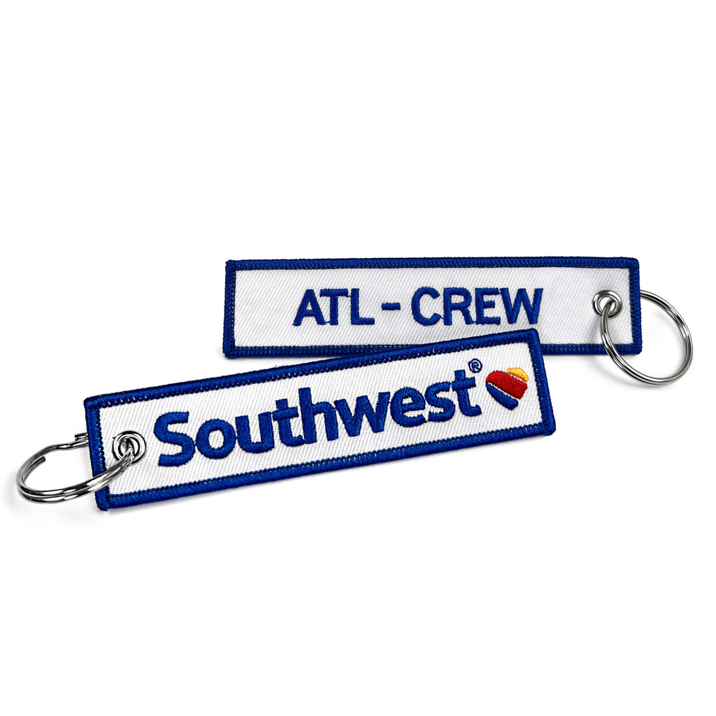 Southwest Airlines BASE Embroidered Tags