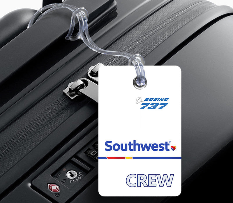 Southwest Boeing Crew Logo White