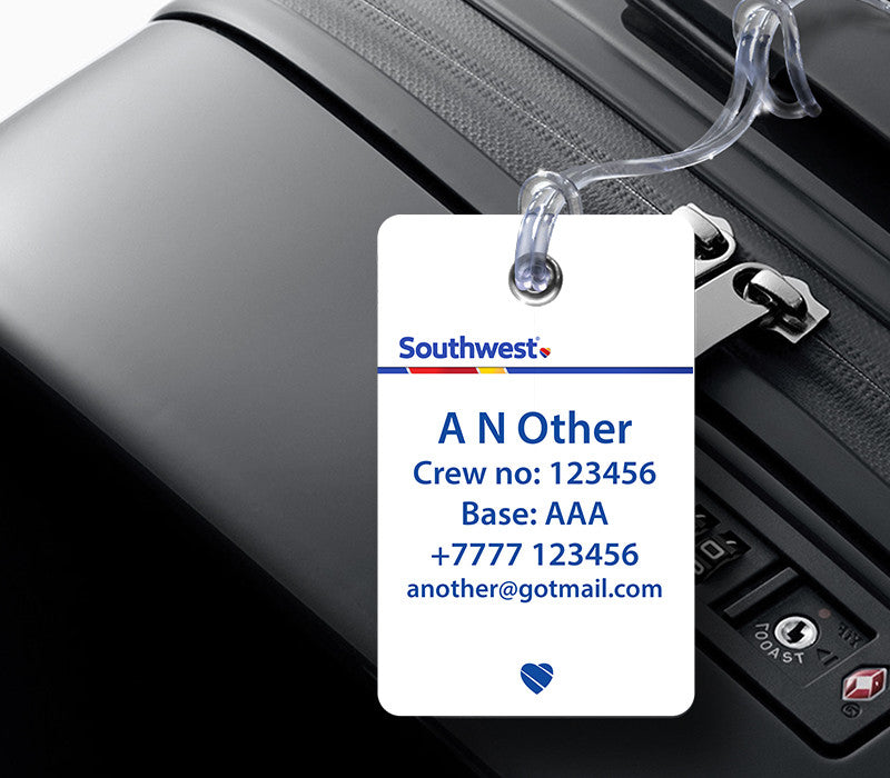 Southwest Boeing Crew Logo White