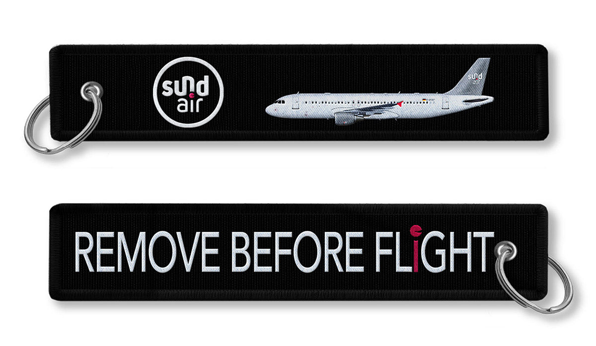 Sundair A320 Remove Before Flight (No Crew) Keyring